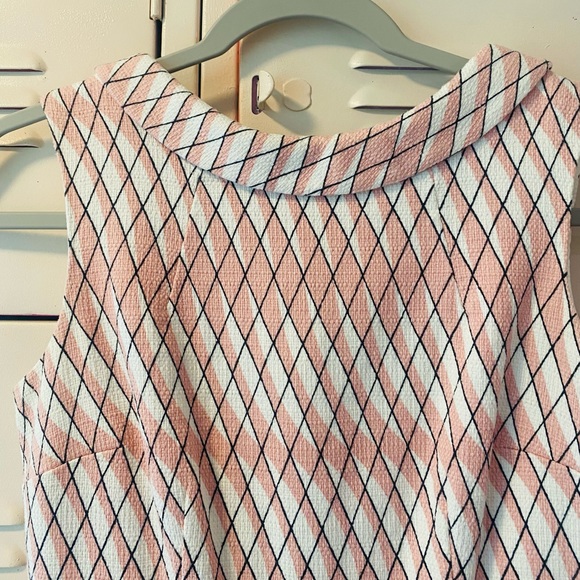 Boden Pink and Cream Dress | Size US 4P | Never Worn - Picture 9 of 10